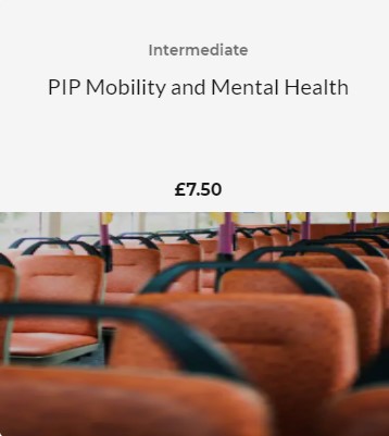 PIP training mobility and mental health course image