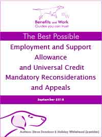 Universal credit mandatory reconsiderations and appeals guide cover
